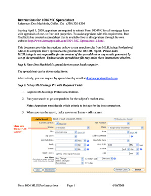 1004mc instructions fill online printable fillable blank fannie mae form 1004 instructions