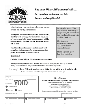 aurora water bill