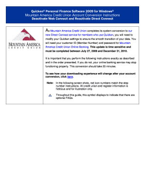 fillable online mountain america credit union account mountain america customer service