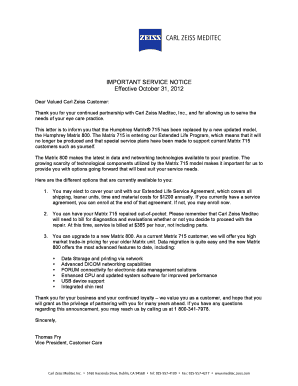 dear valued carl zeiss customer