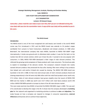 Strategic Marketing Management: Analysis, Planning and Decision Making