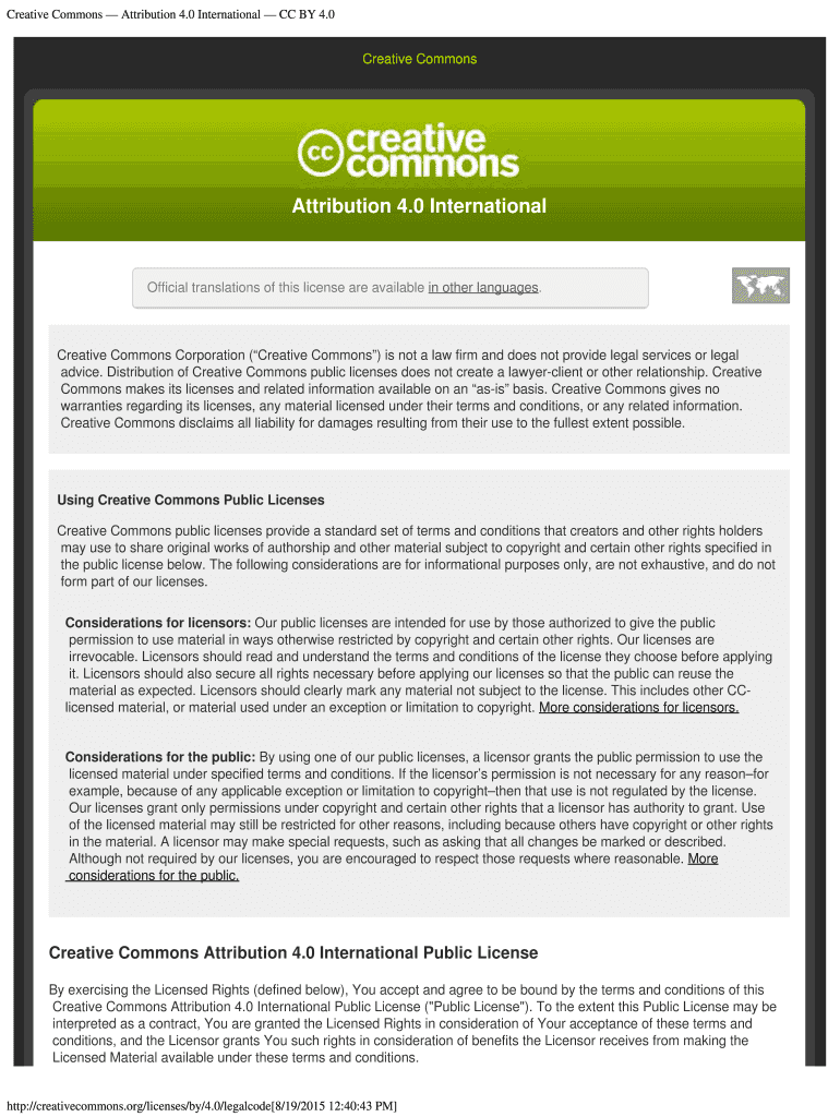 Fillable online creative commons attribution 4 fax email print pdffiller
