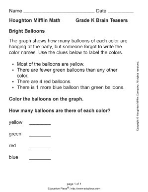 Fillable Online Houghton Mifflin Math Fax Email Print - pdfFiller
