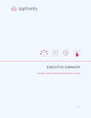 Fillable Online GARTNER MOBILE APPLICATION SECURITY TESTING Fax Email