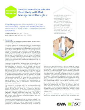 medical malpractice case study medical malpractice case study