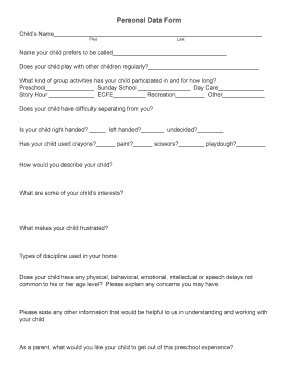 Form preview