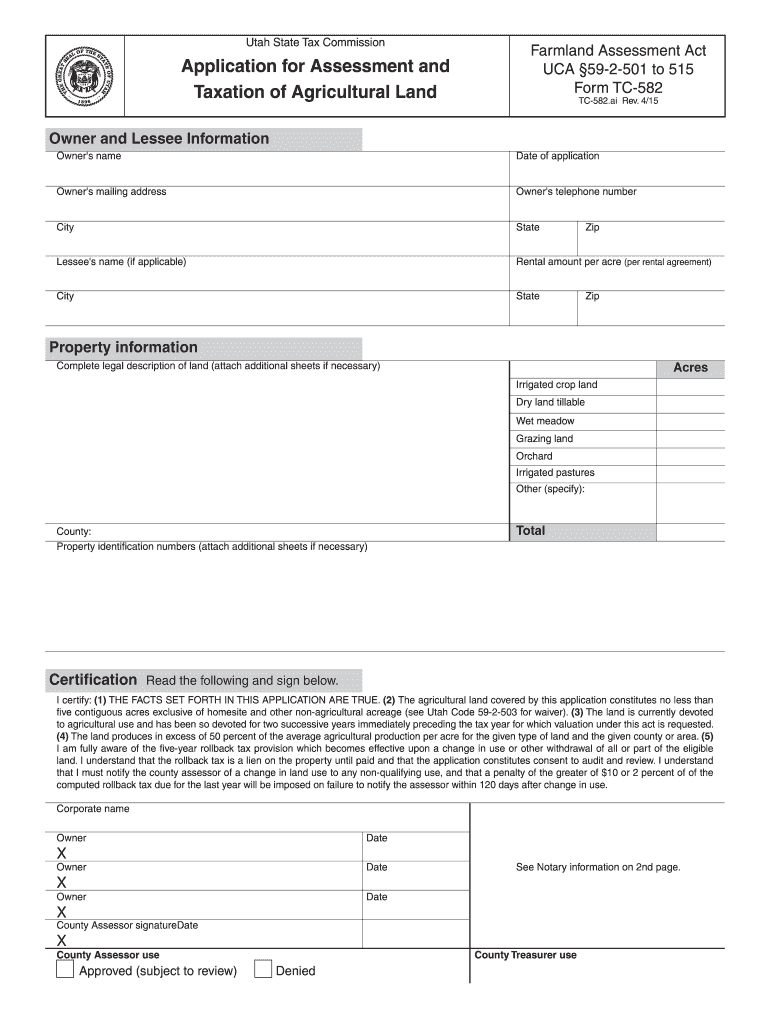 Application for Assessment and Preview on Page 1