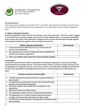 Nonprofit Organizational Self-Survey