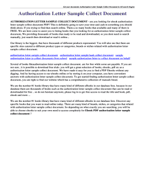 Editable collection letter samples - Fill, Print ...