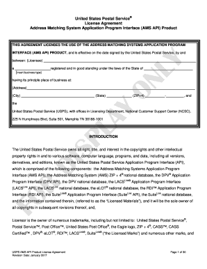 Address Matching System Application Program Interface (AMS API) Product