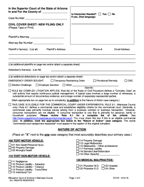 Amend/Correct Birth Certificate For An Adult - Superior Court