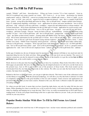 Fillable Online How To Fill In Pdf Forms Fax Email Print - pdfFiller