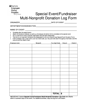 cash log template