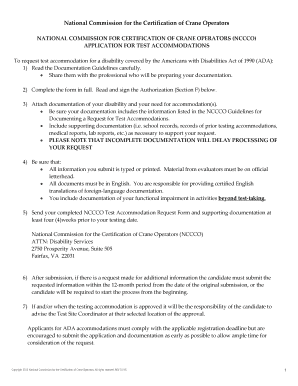 NATIONAL COMMISSION FOR CERTIFICATION OF CRANE OPERATORS (NCCCO)