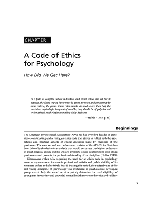 Fillable Online A Code of Ethics Fax Email Print - pdfFiller