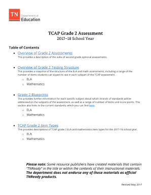 Fillable Online Overview of Grade 2 Assessments Fax Email Print - pdfFiller