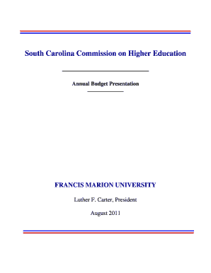 Annual Budget Presentation