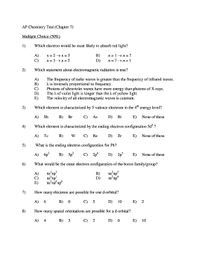 chemistry 5th week assignment question