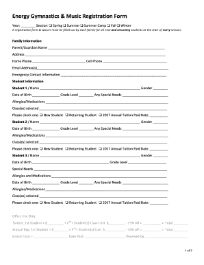 EnergyGymnastics&MusicRegistrationForm