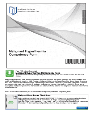 Fillable Online Malignant Hyperthermia Fax Email Print - pdfFiller
