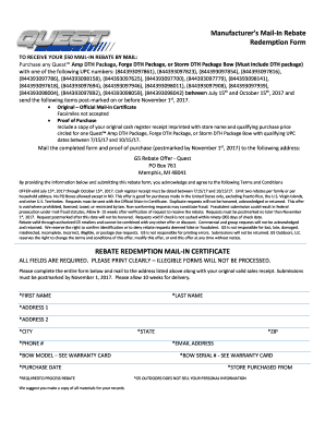 TO RECEIVE YOUR $50 MAIL-IN REBATE BY MAIL: