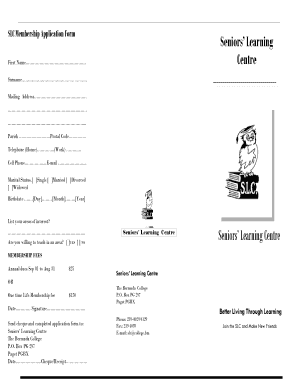 SLC Membership Application Form