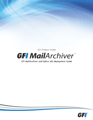 GFI MailArchiver and Office 365 Deployment Guide - GFI Software