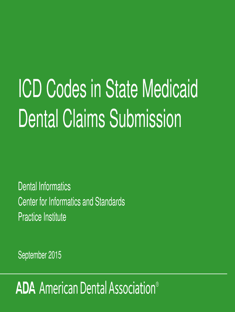Fillable Online ICD Codes in State Medicaid Fax Email Print pdfFiller