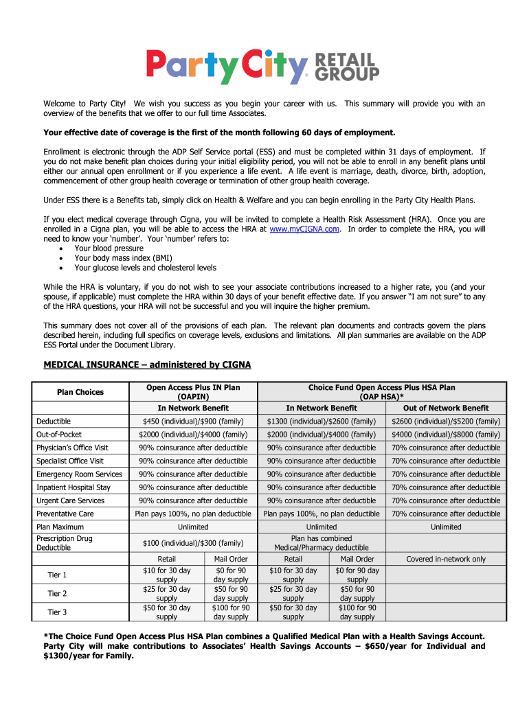 Fillable Online Welcome to Party City Fax Email Print - pdfFiller