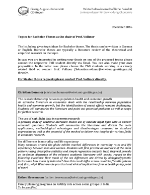 List Of Literature Review Topics Editable Fillable
