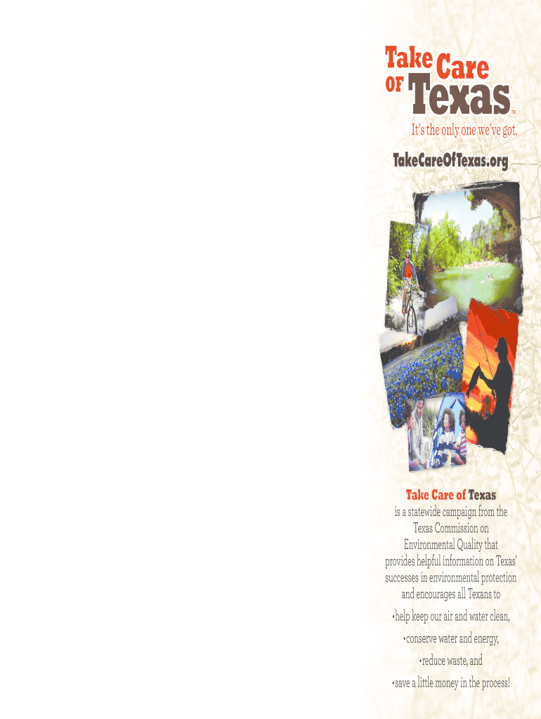 Fillable Online Take Care of Texas Fax Email Print pdfFiller
