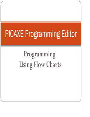 Fillable Online PICAXE Programming Editor Fax Email Print - pdfFiller