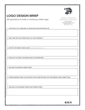 Logo Design Brief Template