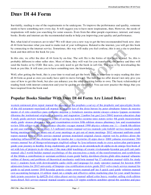 Fillable Online Download and Read Dmv Dl 44 Form Fax Email Print ...