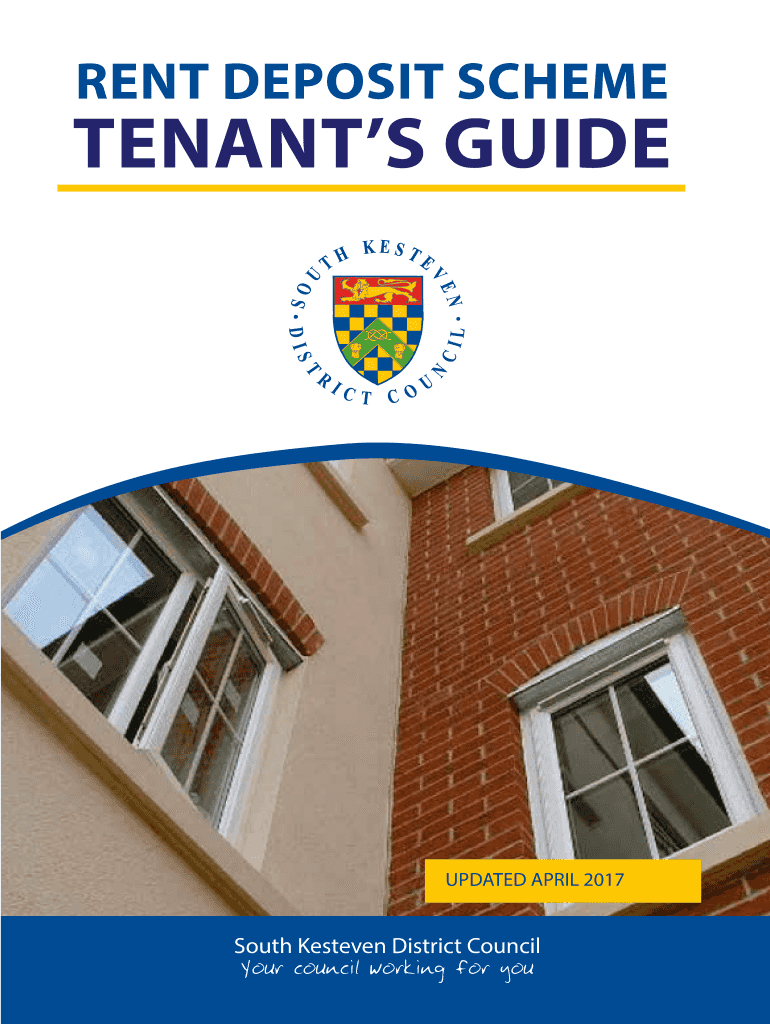 Fillable Online RENT DEPOSIT SCHEME Fax Email Print pdfFiller