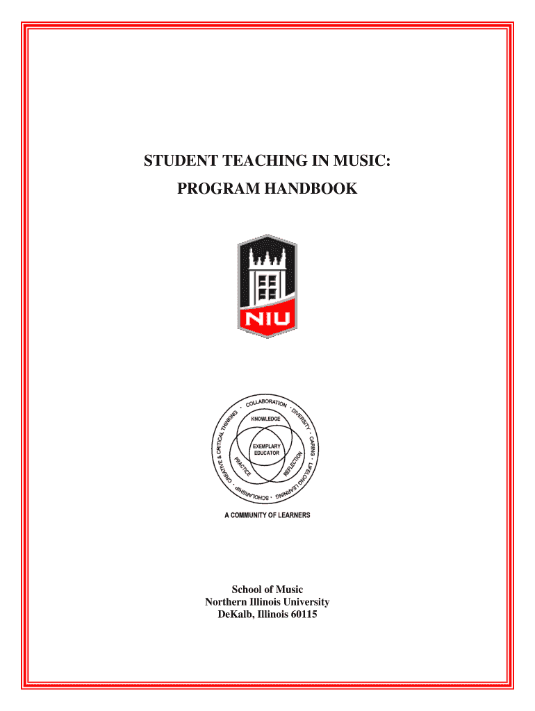 Fillable Online STUDENT TEACHING IN MUSIC: Fax Email Print - pdfFiller