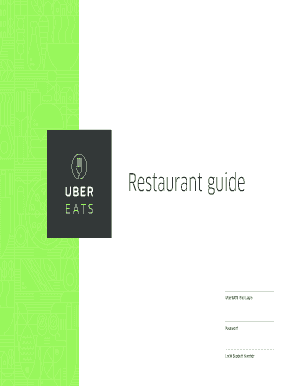 Fillable Online Restaurant guide Fax Email Print - pdfFiller