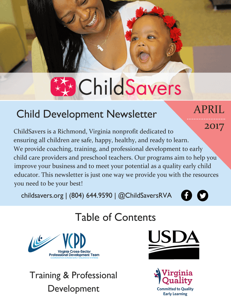 Fillable Online Child Development Newsletter Fax Email Print pdfFiller