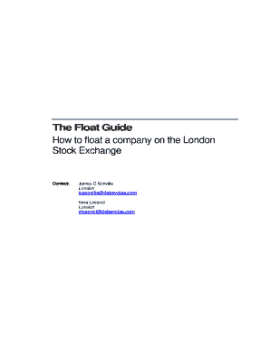 Fillable Online The Float Guide Fax Email Print - pdfFiller