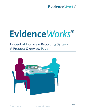 Evidential Interview Recording System