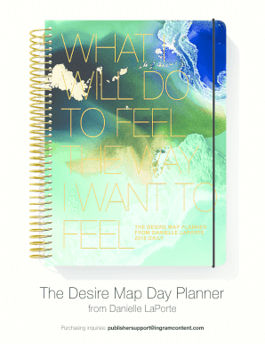 Fillable Online The Desire Map Day Planner Fax Email Print - pdfFiller