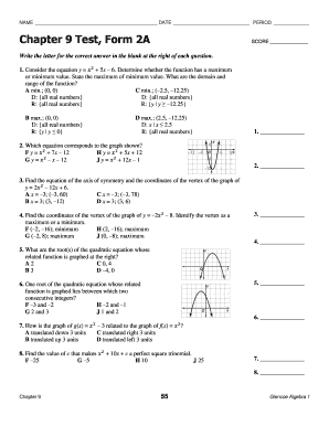 Fillable Online Consider The Equation Y 2 5x 6 Fax Email Print Pdffiller