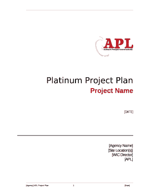 Platinum Project Plan