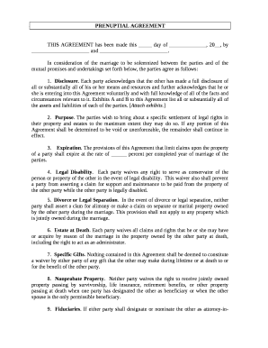 Each party acknowledges that the other has made a full disclosure of all or substantially all of his or her means and resources and further acknowledges that he or she is entering into this Agreement voluntarily and with full knowledge of