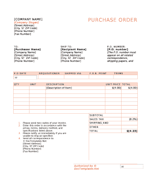 Please send two copies of your invoice