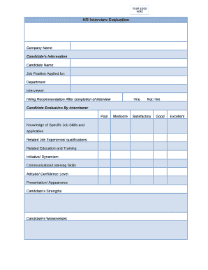 HR Interview Evaluation