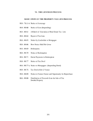 THE LIEN/DEED PROCESS