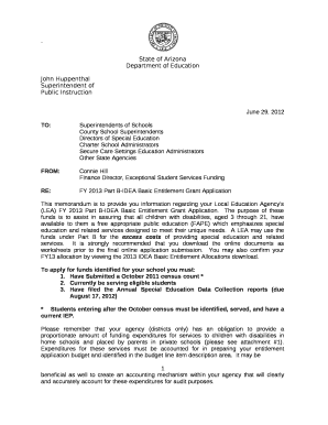 TO:Superintendents of Schools