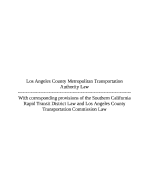 With corresponding provisions of the Southern California Rapid Transit District Law and Los Angeles County Transportation Commission Law