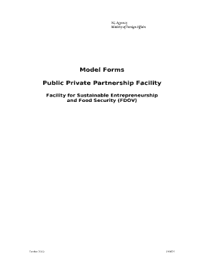 Public Private Partnership Facility